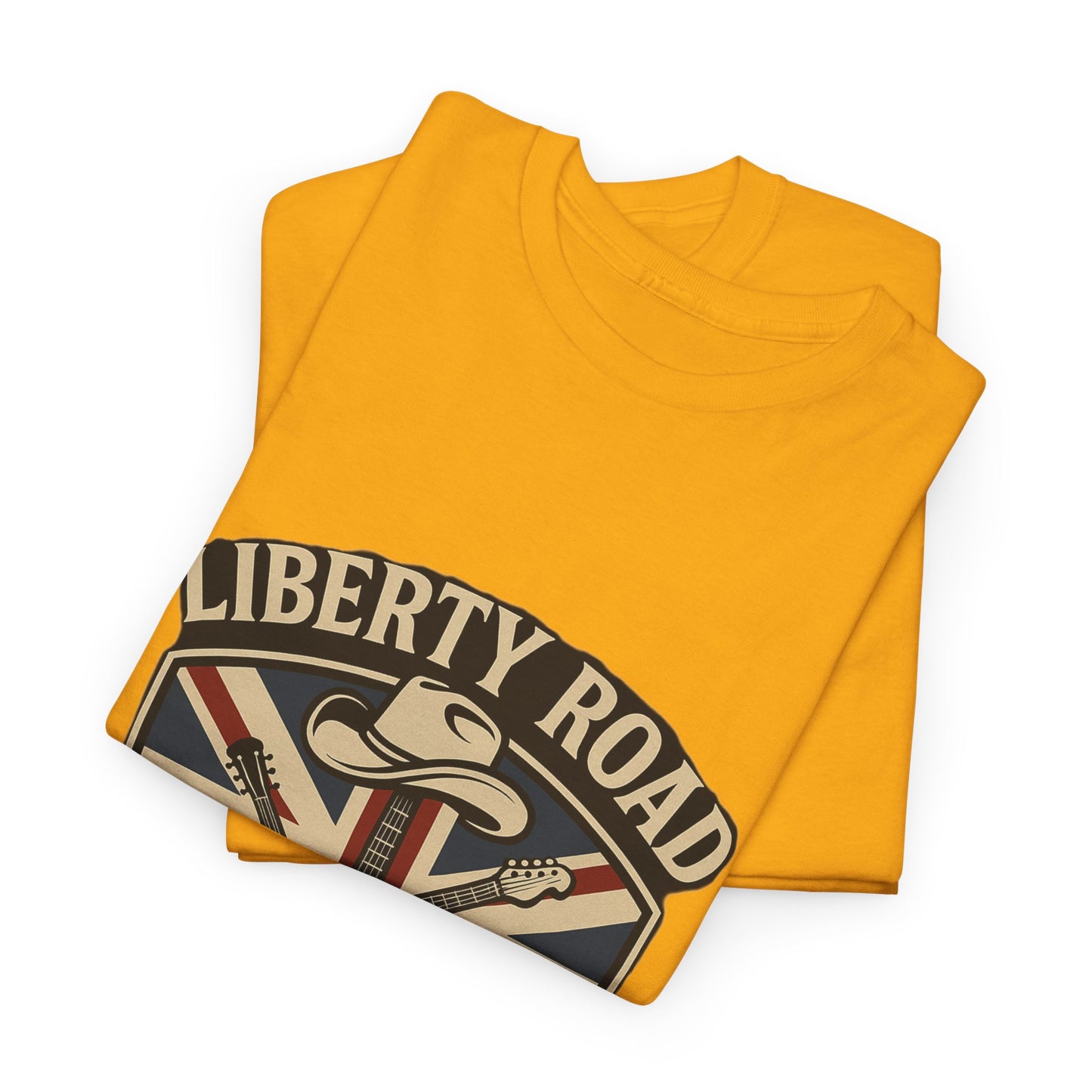 Liberty Road Rebels Britannia Rock 'n' Roll Rebels Tee Unisex Heavy Cotton T-Shirt