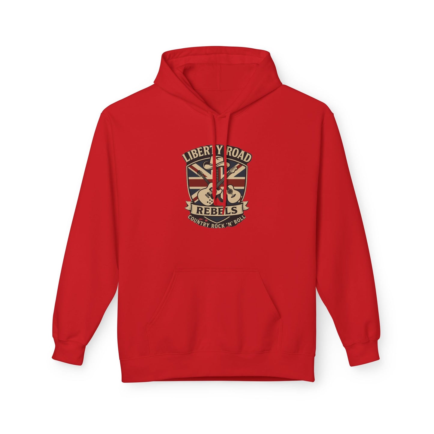 Liberty Road Rebels Britannia Fleece Hoodie Unisex Sweatshirt