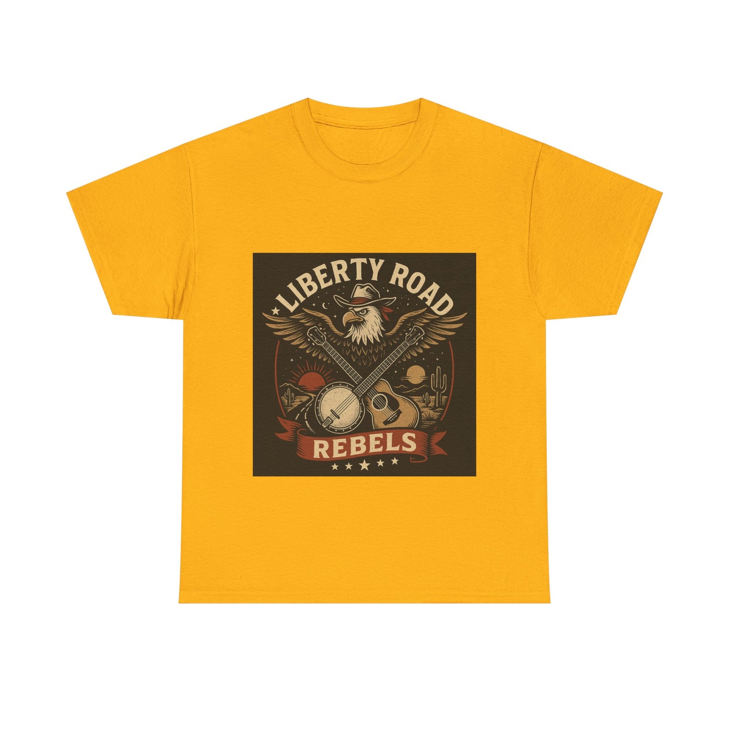 Liberty Road Rebels Vintage Americana Style Tee Unisex T-Shirt