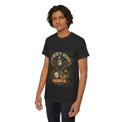 Liberty Road Rebels Vintage Americana Style Tee Unisex T-Shirt