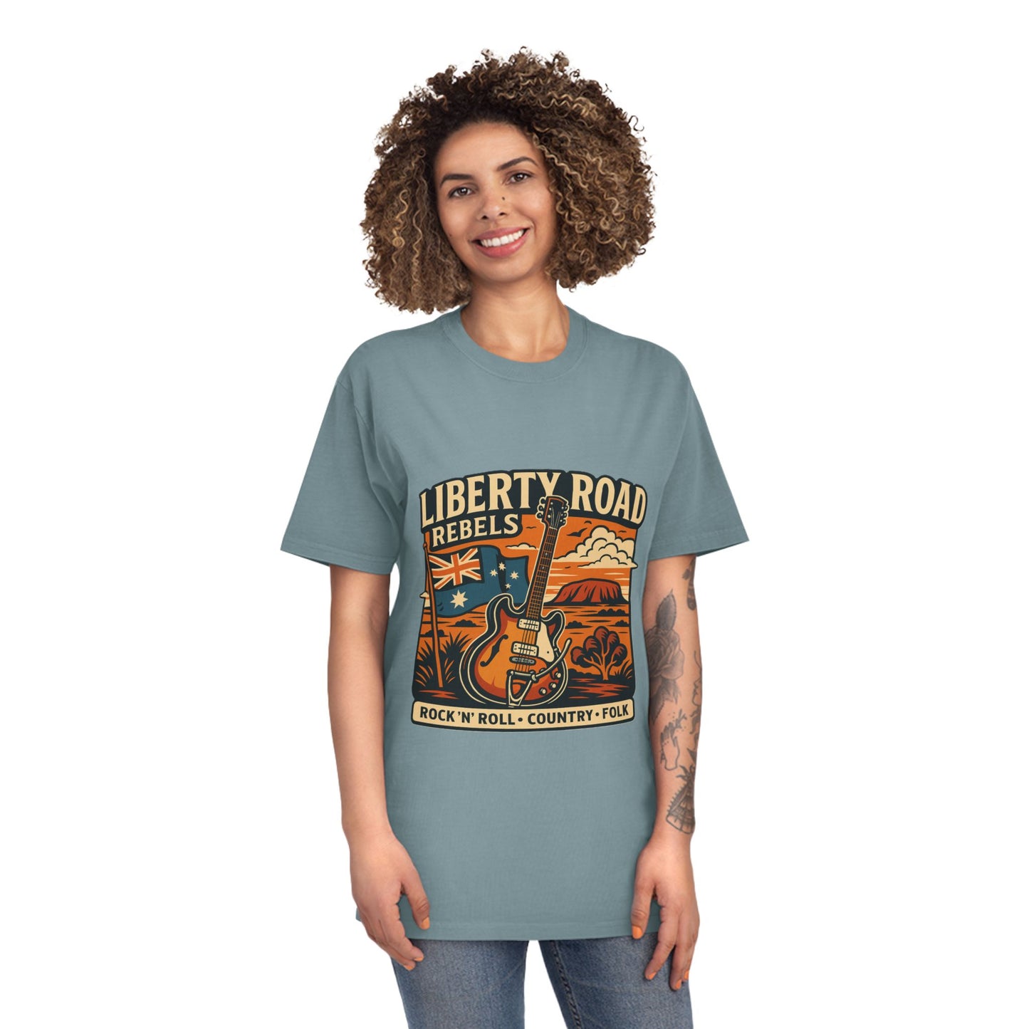 Liberty Road Rebels Australiana Unisex Tee T-Shirt