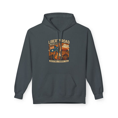 Liberty Road Rebels Vintage-Inspired Australiana Hoodie Cozy Sweatshirt