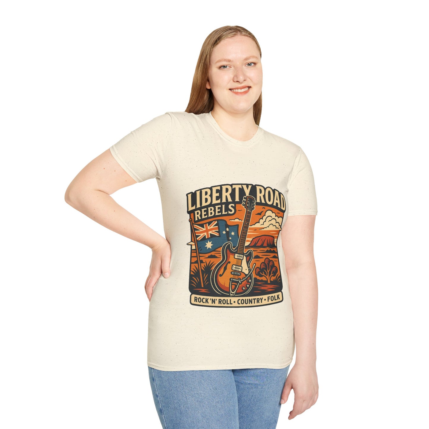 Liberty Road Rebels Australiana T-Shirt Unisex Graphic Tee