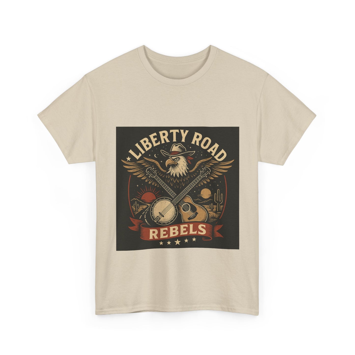 Liberty Road Rebels Vintage Americana Style Tee Unisex T-Shirt