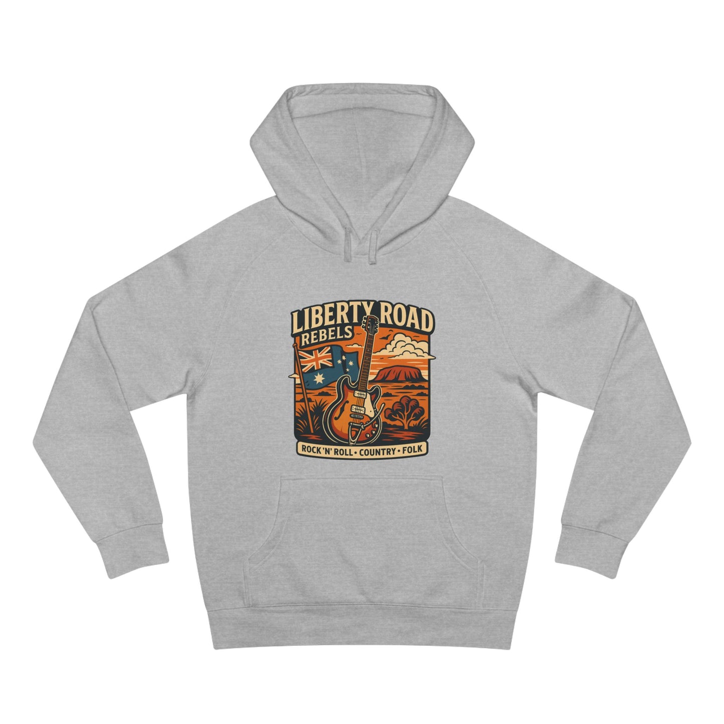 Liberty Road Rebels Vintage Australiana Hoodie