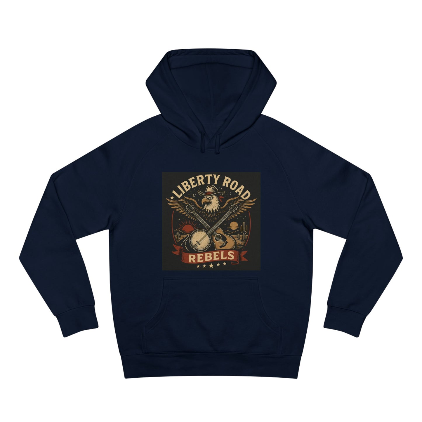 Liberty Road Rebels Vintage Americana Style Hoodie Unisex Sweatshirt