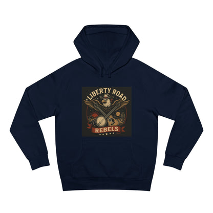 Liberty Road Rebels Vintage Americana Style Hoodie Unisex Sweatshirt