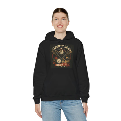 Liberty Road Rebels Vintage Americana Style Sweatshirt Unisex Hoodie