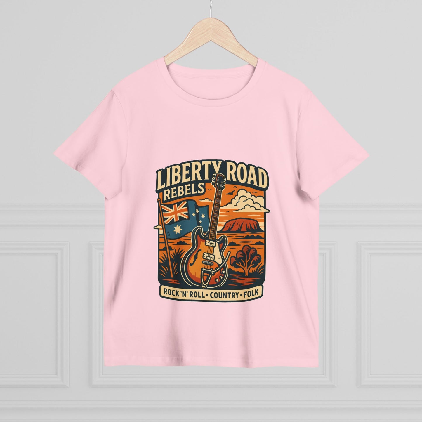 Liberty Road Rebels Vintage Australiana Rock 'n' Roll Tee T-Shirt