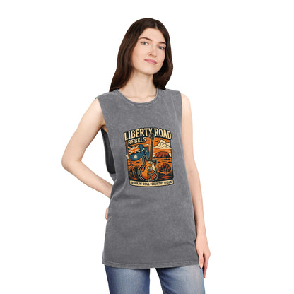 Liberty Road Rebels Australiana Vintage-Style Unisex Tank Top Singlet