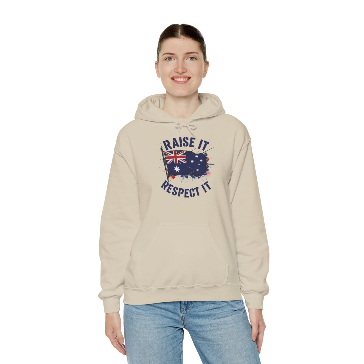 Raise It Respect It Aussie Flag Pride Unisex Sweatshirt