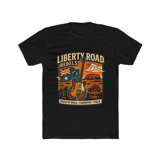 Liberty Road Rebels Vintage Australiana Rock 'n' Roll Tee T-Shirt