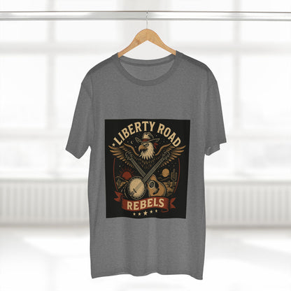 Liberty Road Rebels Vintage Americana Style Tee T-Shirt
