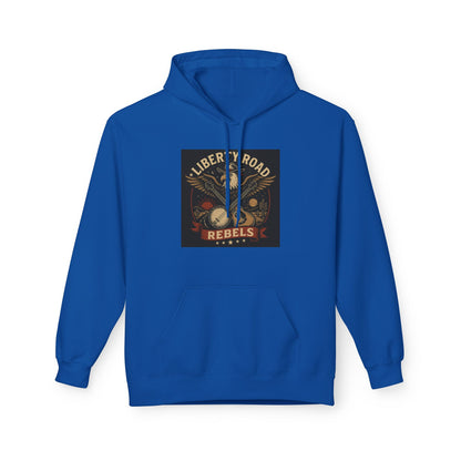 Liberty Road Rebels Vintage Americana Style Soft Fleece Hoodie
