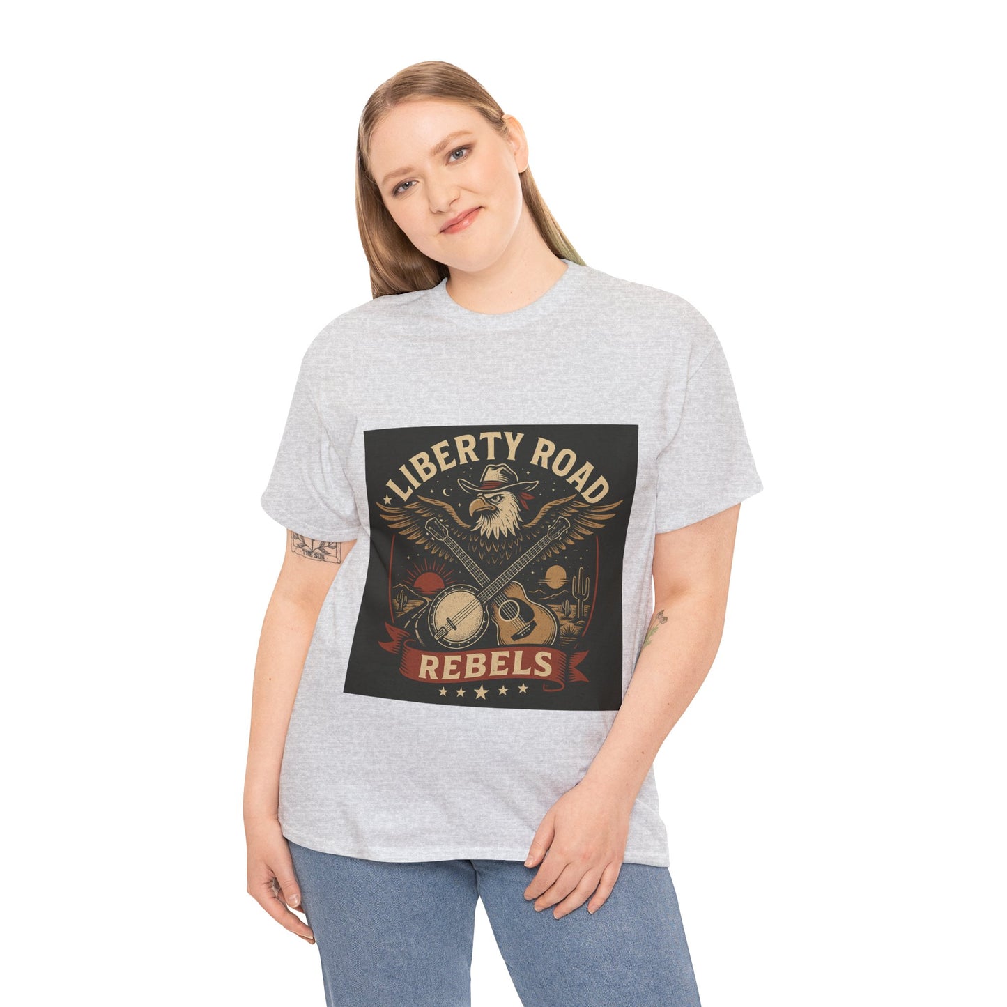 Liberty Road Rebels Vintage Americana Style Tee Unisex T-Shirt
