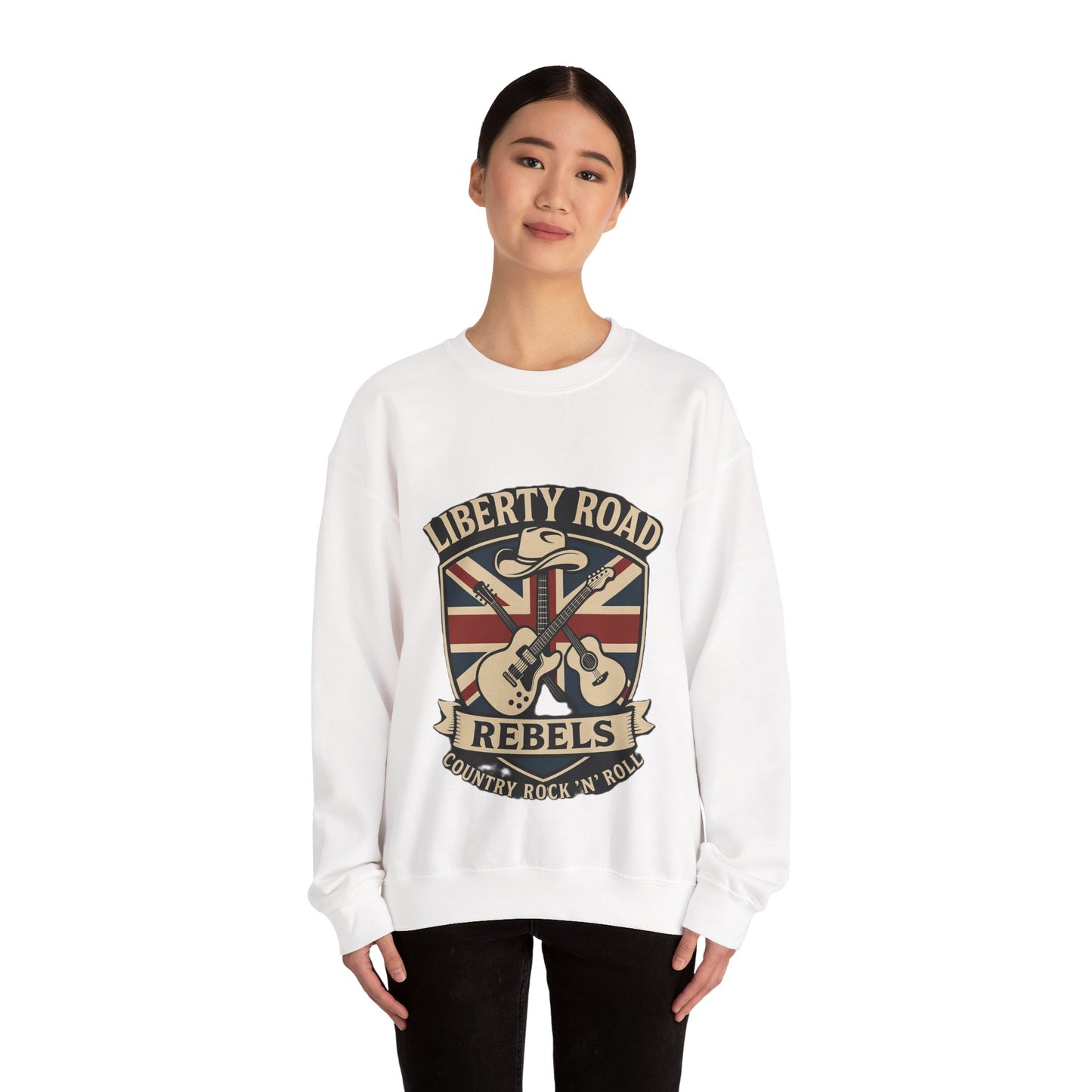 Liberty Road Rebels Britannia Sweatshirt Unisex Crewneck Longsleeve T-Shirt
