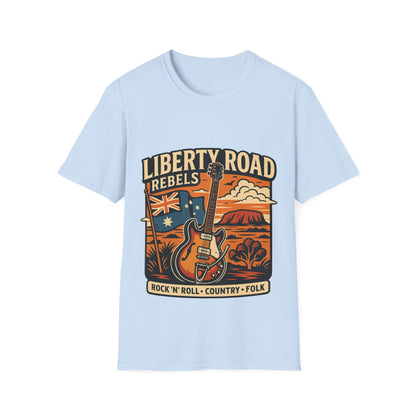 Liberty Road Rebels Australiana T-Shirt Unisex Graphic Tee