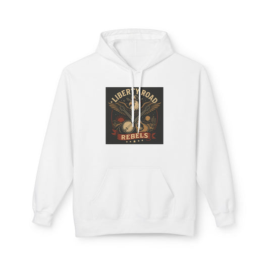 Liberty Road Rebels Vintage Americana Style Soft Fleece Hoodie