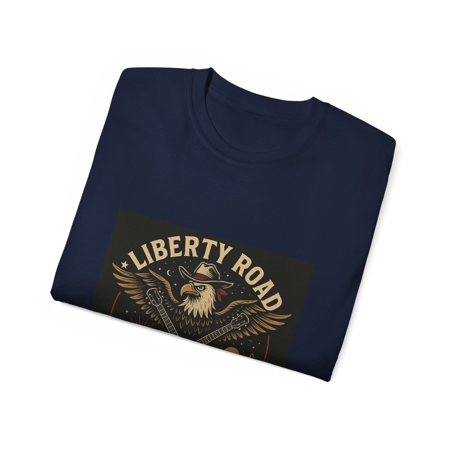 Liberty Road Rebels Vintage Americana Style Unisex Tee T-Shirt
