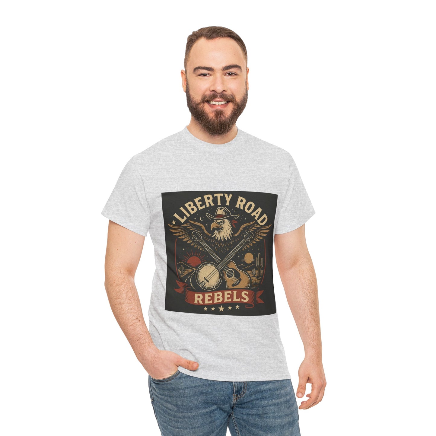 Liberty Road Rebels Vintage Americana Style Tee Unisex T-Shirt