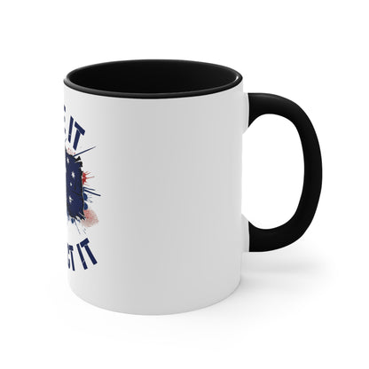 Raise It Respect It Australian Flag Colorful Accent Coffee Mug