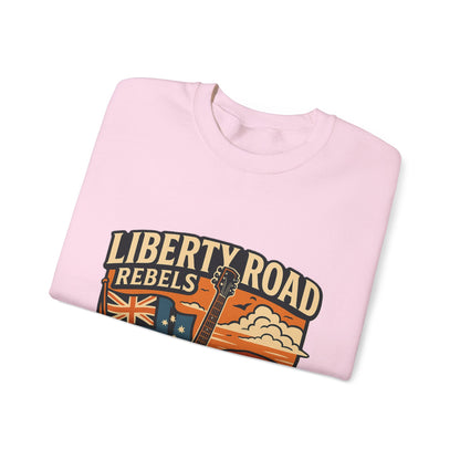 Liberty Road Rebels Australiana Cozy Crewneck Sweatshirt