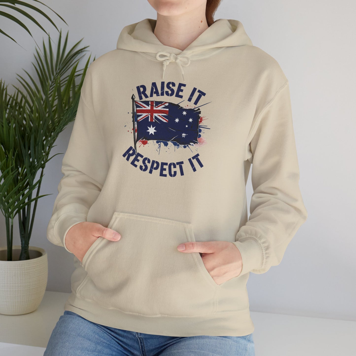 Raise It Respect It Aussie Flag Pride Unisex Sweatshirt