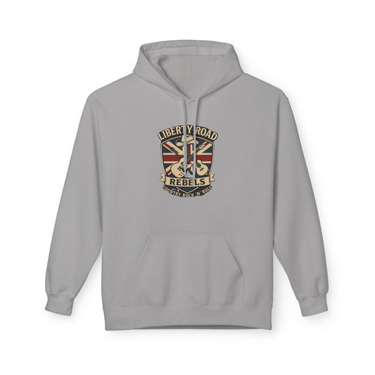 Liberty Road Rebels Britannia Fleece Hoodie Unisex Sweatshirt