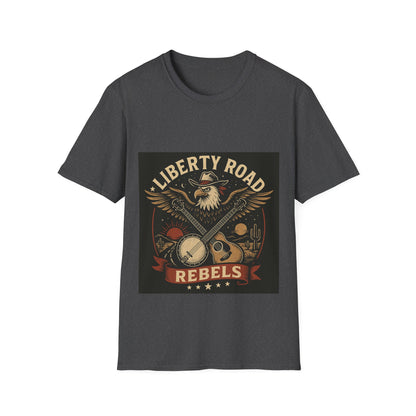 Liberty Road Rebels Vintage Americana Style T-Shirt