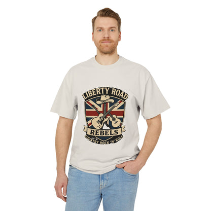 Liberty Road Rebels Britannia Tee Vintage Rock-Inspired Unisex Heavy T-Shirt