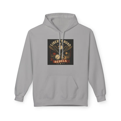 Liberty Road Rebels Vintage Americana Style Soft Fleece Hoodie