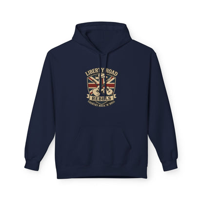 Liberty Road Rebels Britannia Fleece Hoodie Unisex Sweatshirt