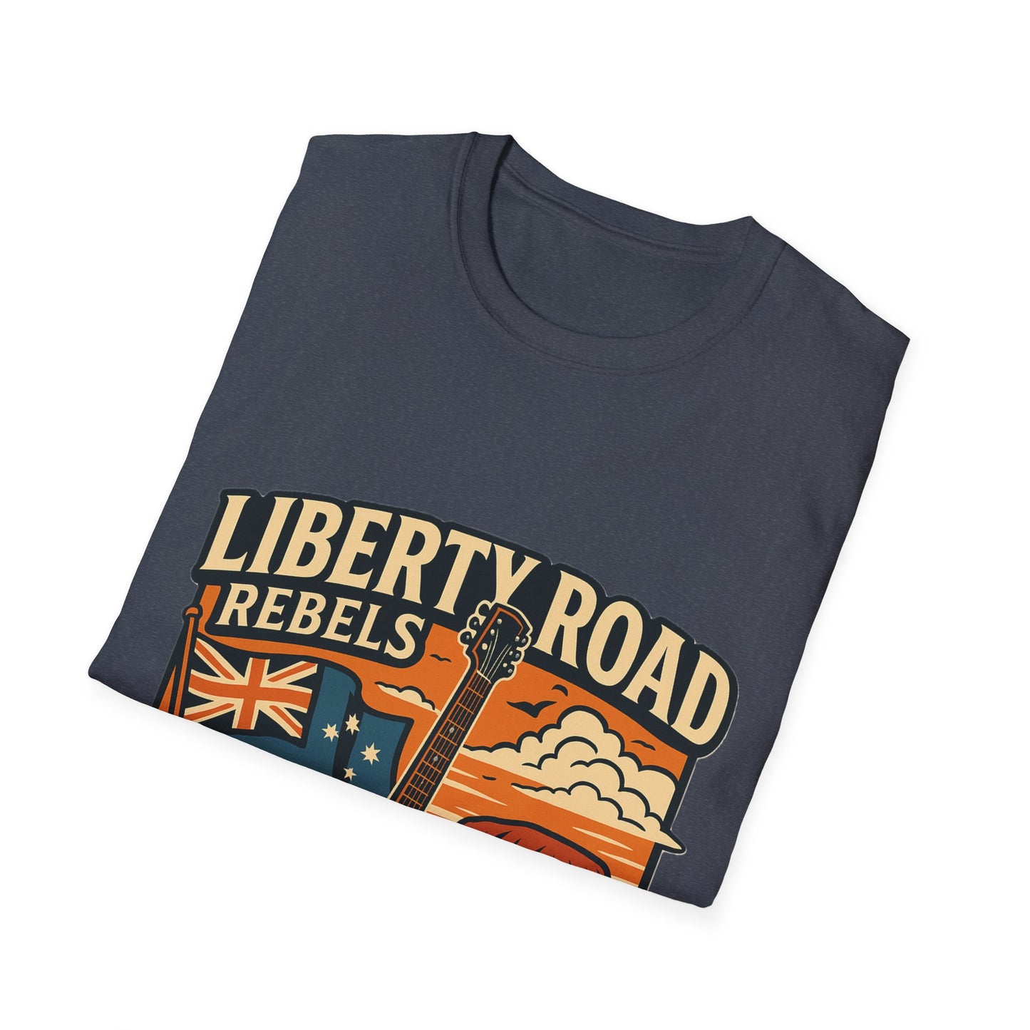 Liberty Road Rebels Australiana T-Shirt Unisex Graphic Tee