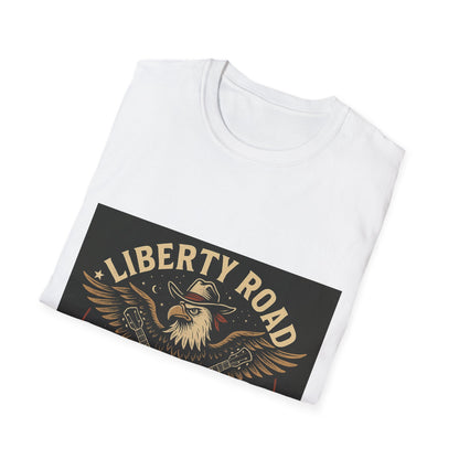 Liberty Road Rebels Vintage Americana Style T-Shirt