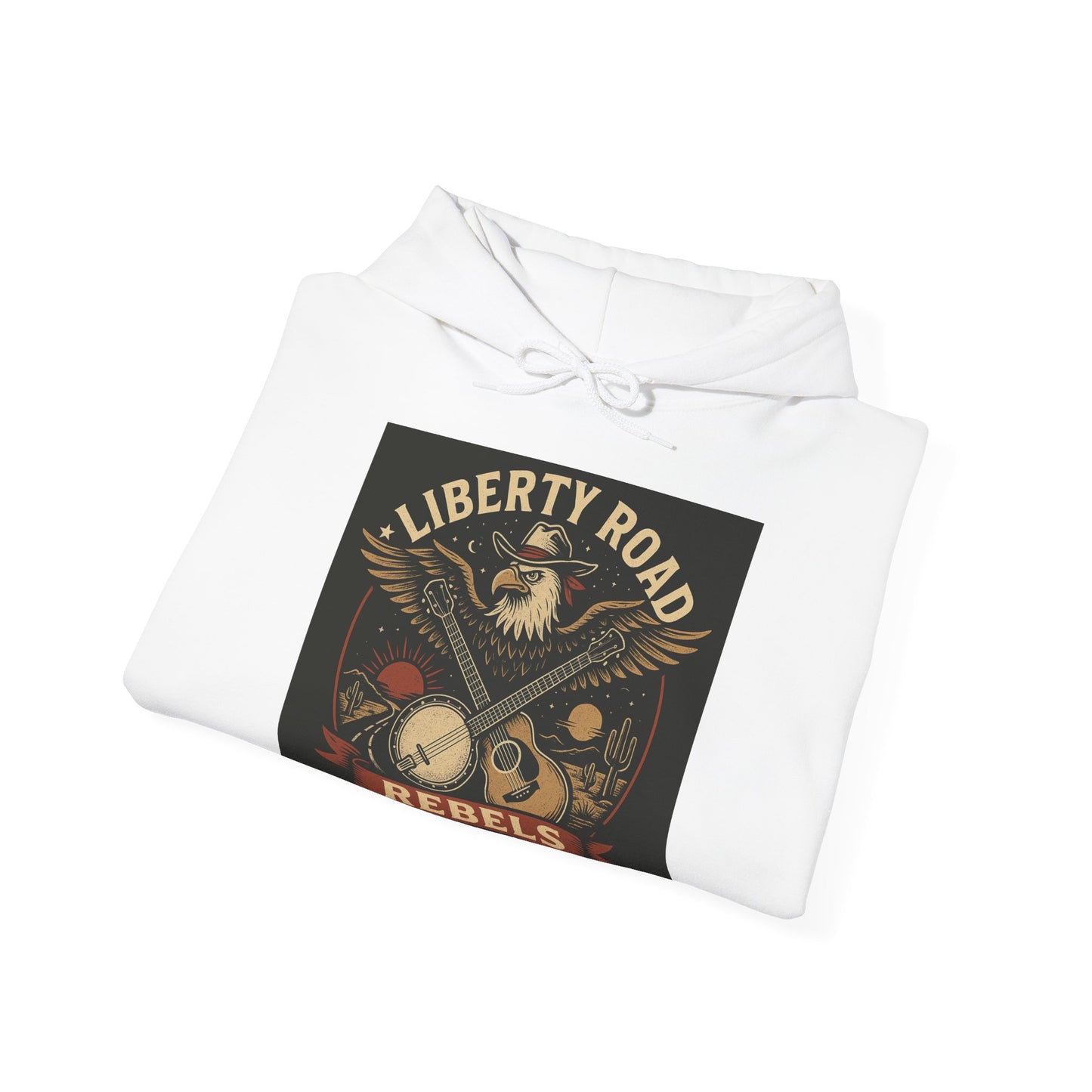 Liberty Road Rebels Vintage Americana Style Sweatshirt Unisex Hoodie
