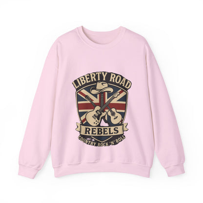 Liberty Road Rebels Britannia Sweatshirt Unisex Crewneck Longsleeve T-Shirt