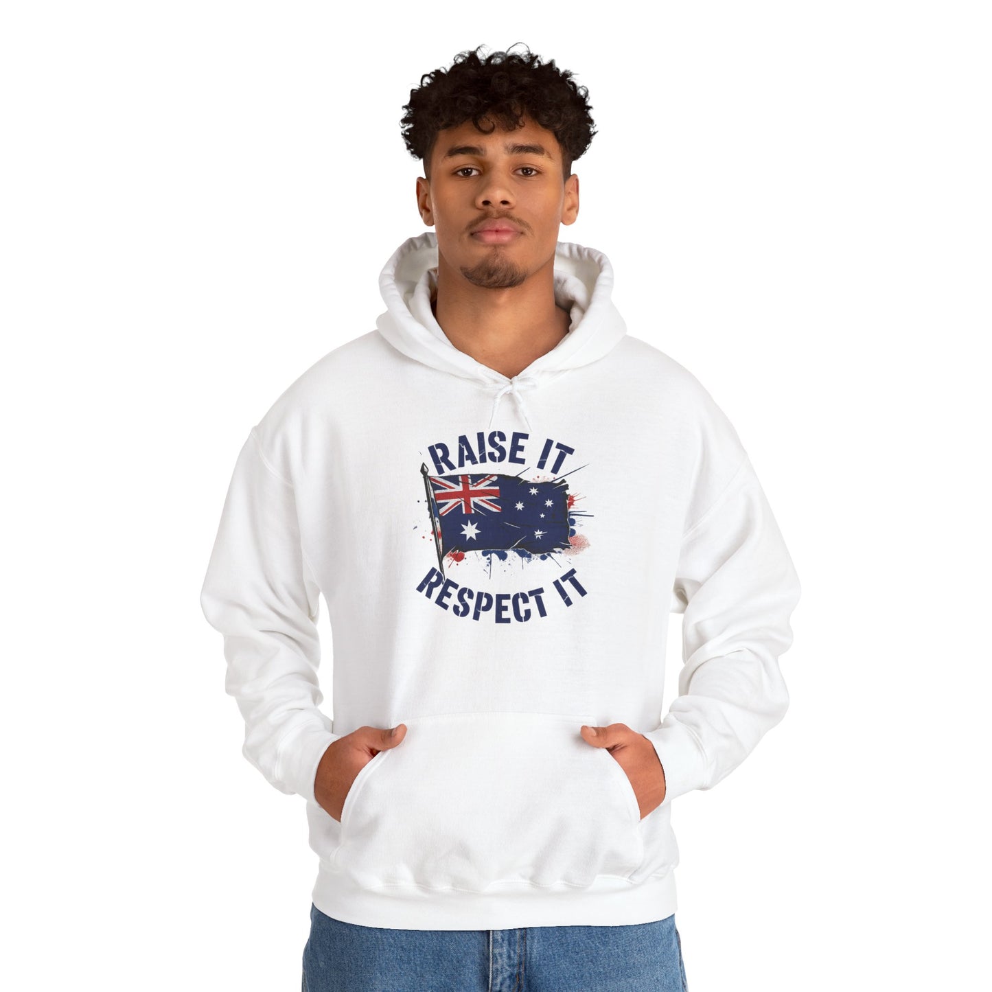 Raise It Respect It Aussie Flag Pride Unisex Sweatshirt