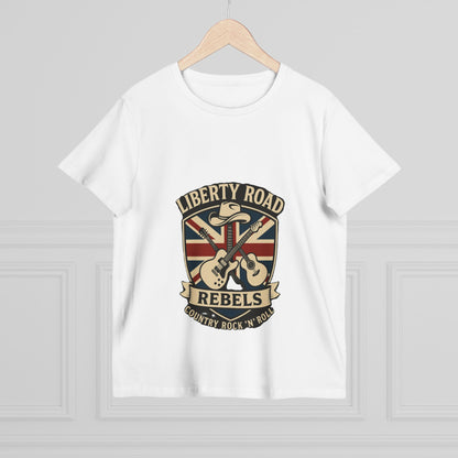 Liberty Road Rebels Britannia Rock 'n' Roll Tee Women's Graphic T-Shirt