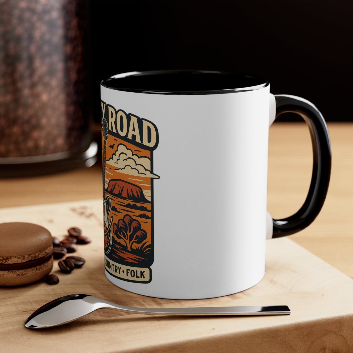 Liberty Road Rebels Australiana Colorful Accent Coffee Mug