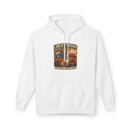 Liberty Road Rebels Vintage-Inspired Australiana Hoodie Cozy Sweatshirt