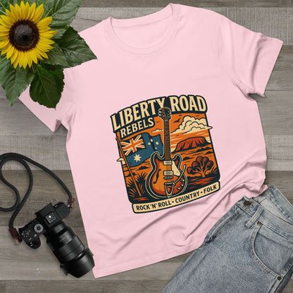 Liberty Road Rebels Vintage Australiana Rock 'n' Roll Tee T-Shirt