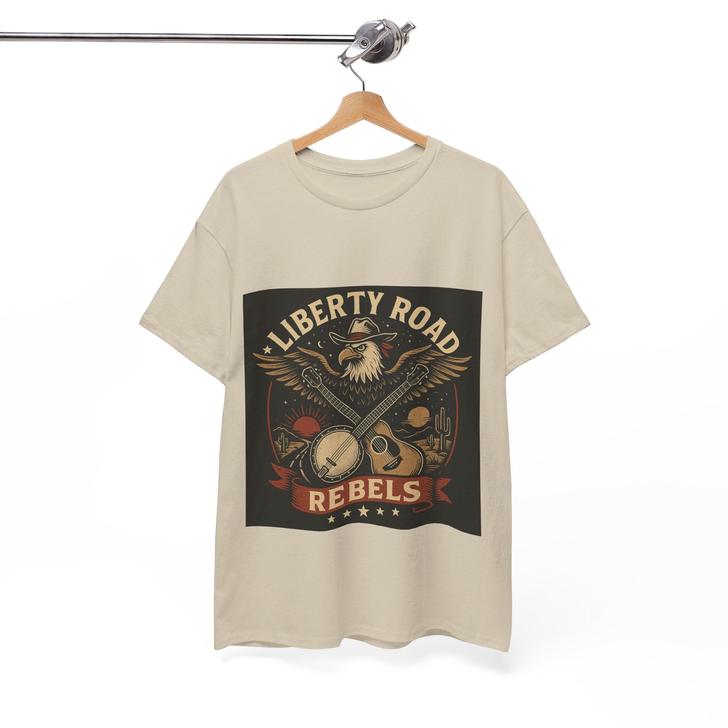 Liberty Road Rebels Vintage Americana Style Tee Unisex T-Shirt
