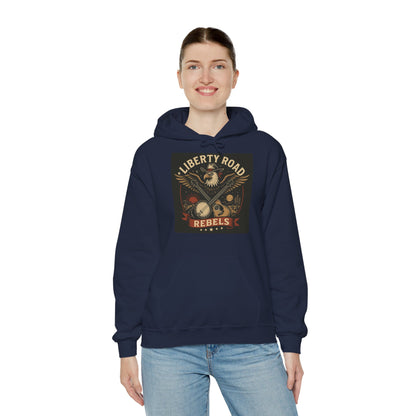 Liberty Road Rebels Vintage Americana Style Sweatshirt Unisex Hoodie