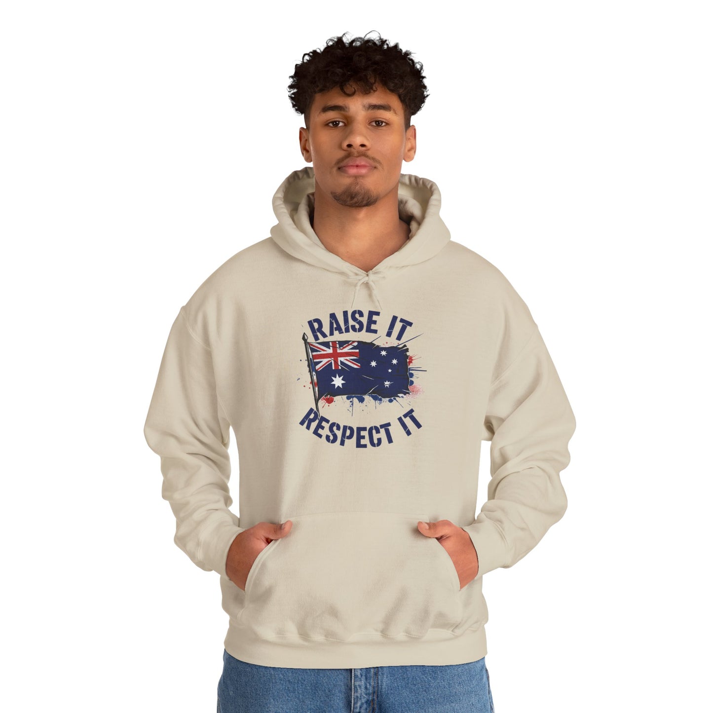 Raise It Respect It Aussie Flag Pride Unisex Sweatshirt