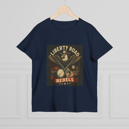 Liberty Road Rebels Vintage Americana Style Women's T-Shirt Tee