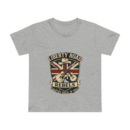 Liberty Road Rebels Britannia Rock 'n' Roll Tee Women's Graphic T-Shirt